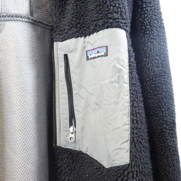 PATAGONIA Men's XL RETRO X SHERPA DEEP PILE FLEECE ZIP JACKET GRAY POCKETS - Picture 3 of 4